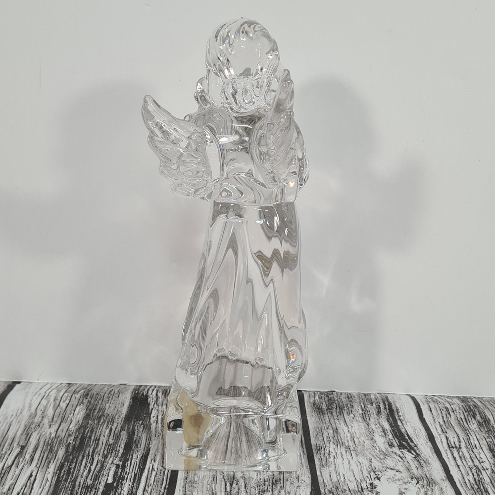 Mikasa Herald Collection Angelic Harp Figurine Crystal Christmas Angel Germany - Picture 4 of 8